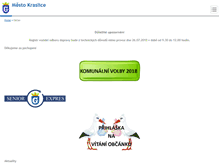 Tablet Screenshot of kraslice.cz